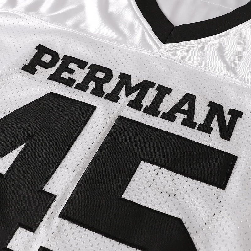 MESOSPERO Boobie Miles Permian High School Football Jersey - Friday Night Lights Movie Jersey - White, XX-Large - Image 4